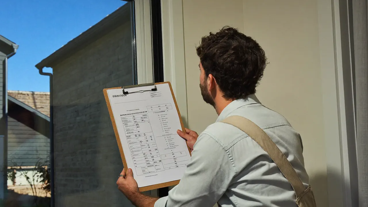 An installer carefully lifting a heavy triple-glazed sealed unit on site